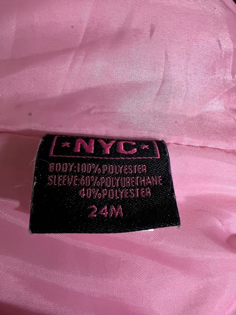 NYC Pink and Black Logo Labeled Jacket - Picture 6 of 6